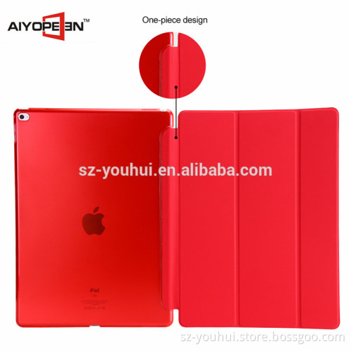 New Arrival smart cover for ipad pro case PU+PC material tablet cover for ipad pro 12.9 inch